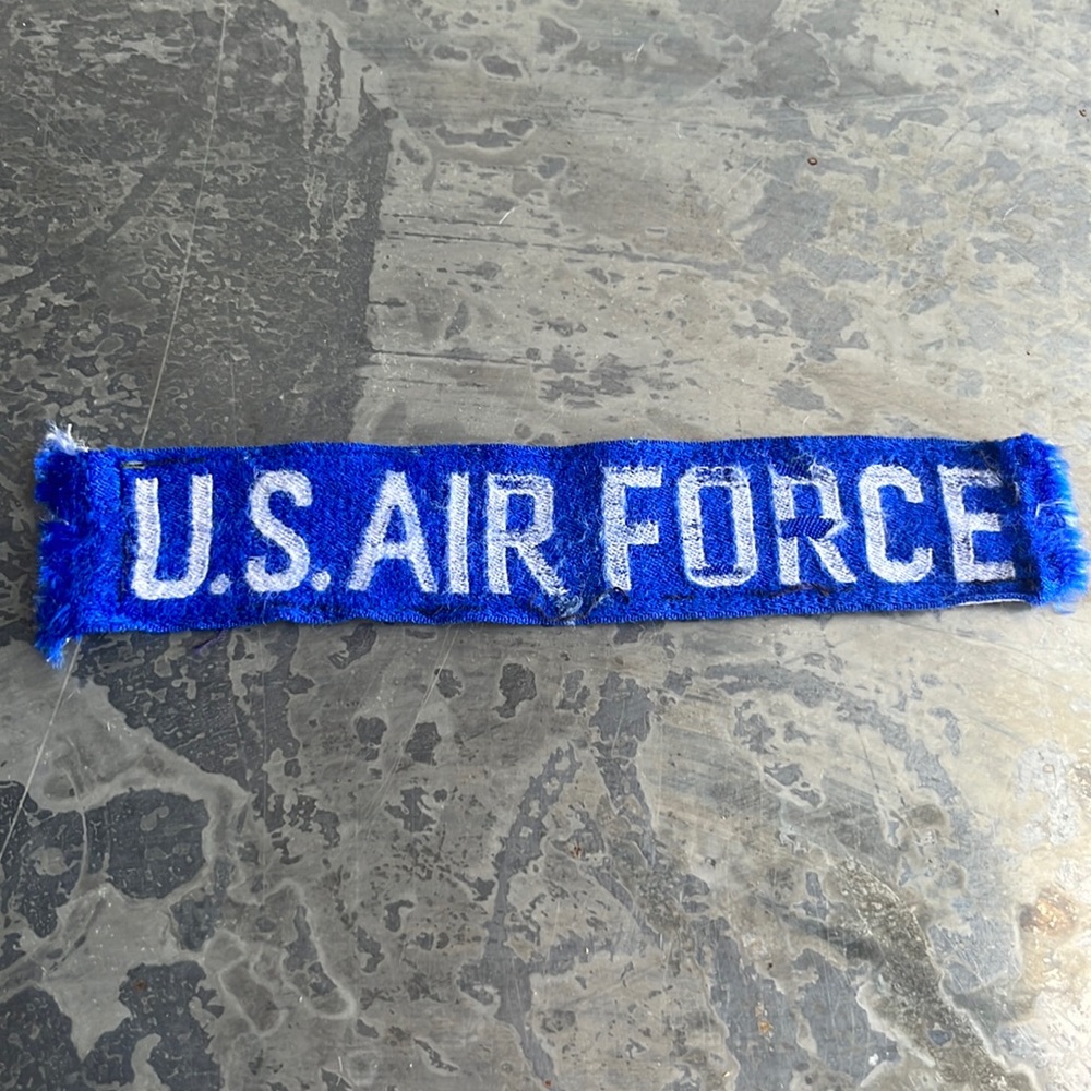 U.S. AIR FORCE blue tape patch